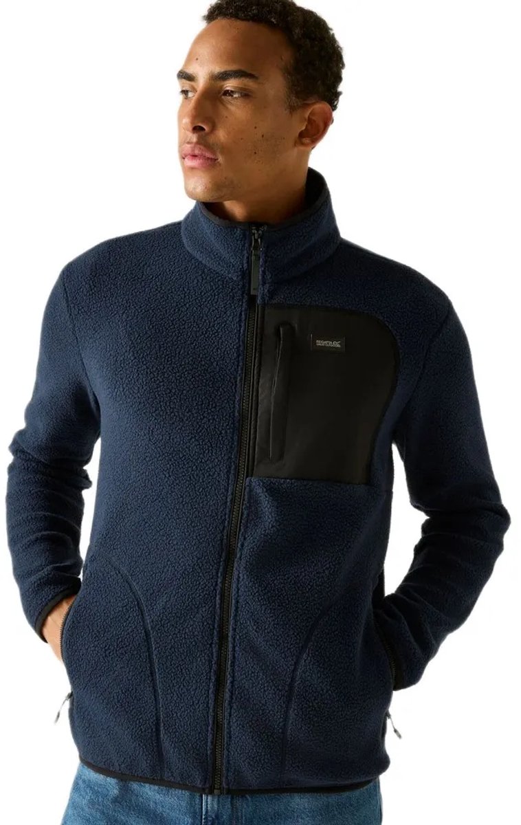 Regatta Frankie Borg Fleece Met Volledige Rits Man Marineblauw