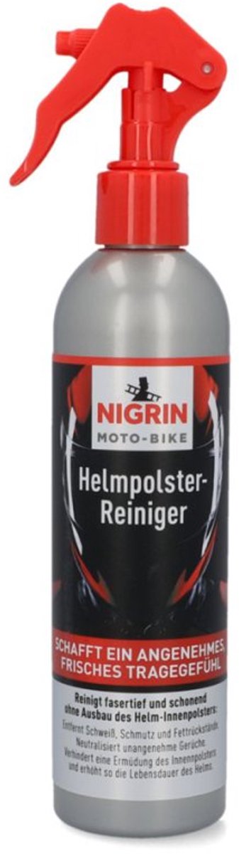 NIGRIN MOTO-BIKE helmvoeringreiniger, 300 ml spuitfles, geurvernietiger