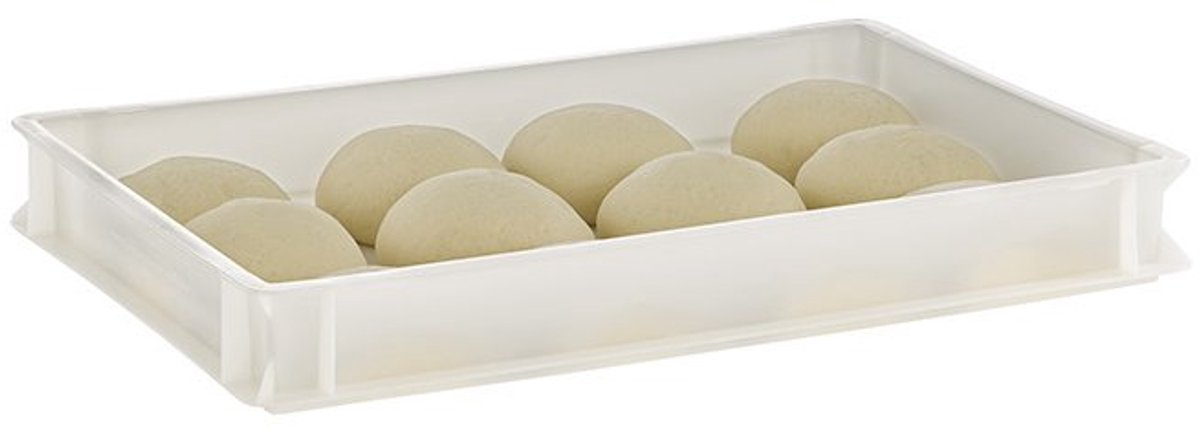APS deksel voor pizzadeegbak, polyethyleen, wit