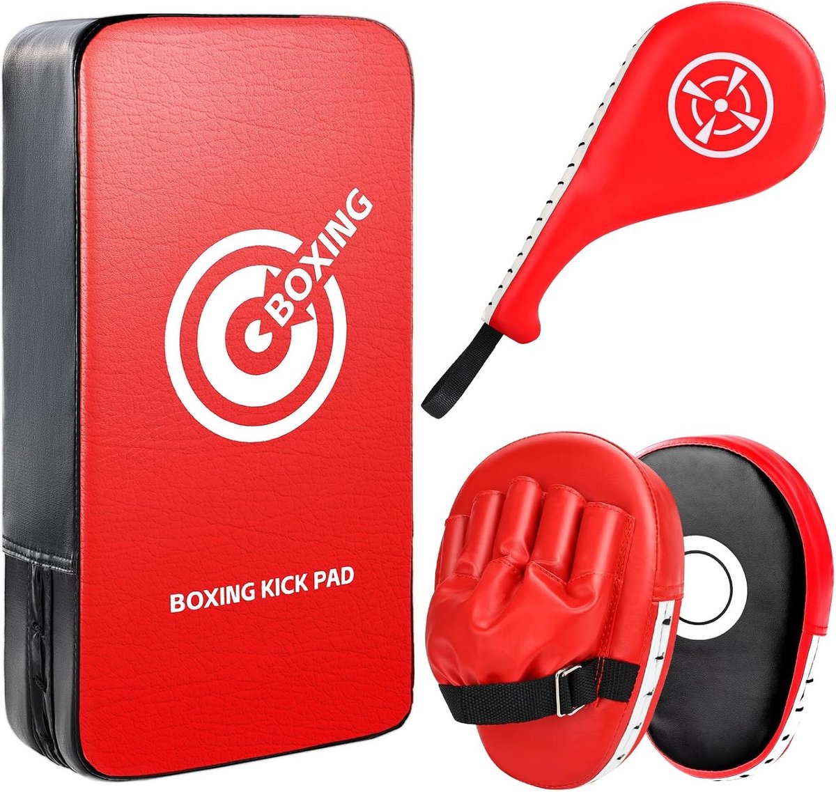 Punching Mittens Kick Pack Set voor Boksen, Training en Zelfverdediging - Compleet Set voor Sporters