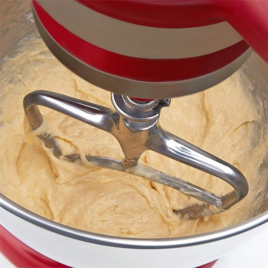 ZENC® Accessoireset geschikt voor KitchenAid 4.3, 4.7/4.8L Tilt-Head Stand Mixers Artisan & Classic Series - 3-Delig - RVS - 6-Draads Garde, Platte Mixer en Deeghaak — afbeelding 3