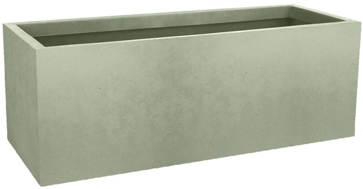 Poétic plantenbak BAS, kunststof beton-optiek, 57 liter, 795×295×295 mm