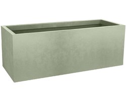 Poétic plantenbak BAS, kunststof beton-optiek, 57 liter, 795×295×295 mm