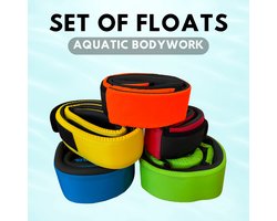 Set floaters/floats voor aquatic bodywork (Watsu, Healing Dance, Water Dance, Oceanic bodywork, Jahara, Atma, Janzu, Aquasoma, etc.) - Hulpmiddel voor begeleid drijven, hydrotherapie en watersessies Merk: Generic