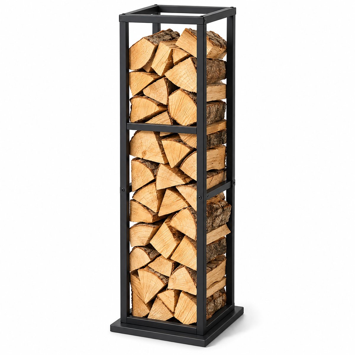 Haardhoutrek - 120x35x35 cm - metaal