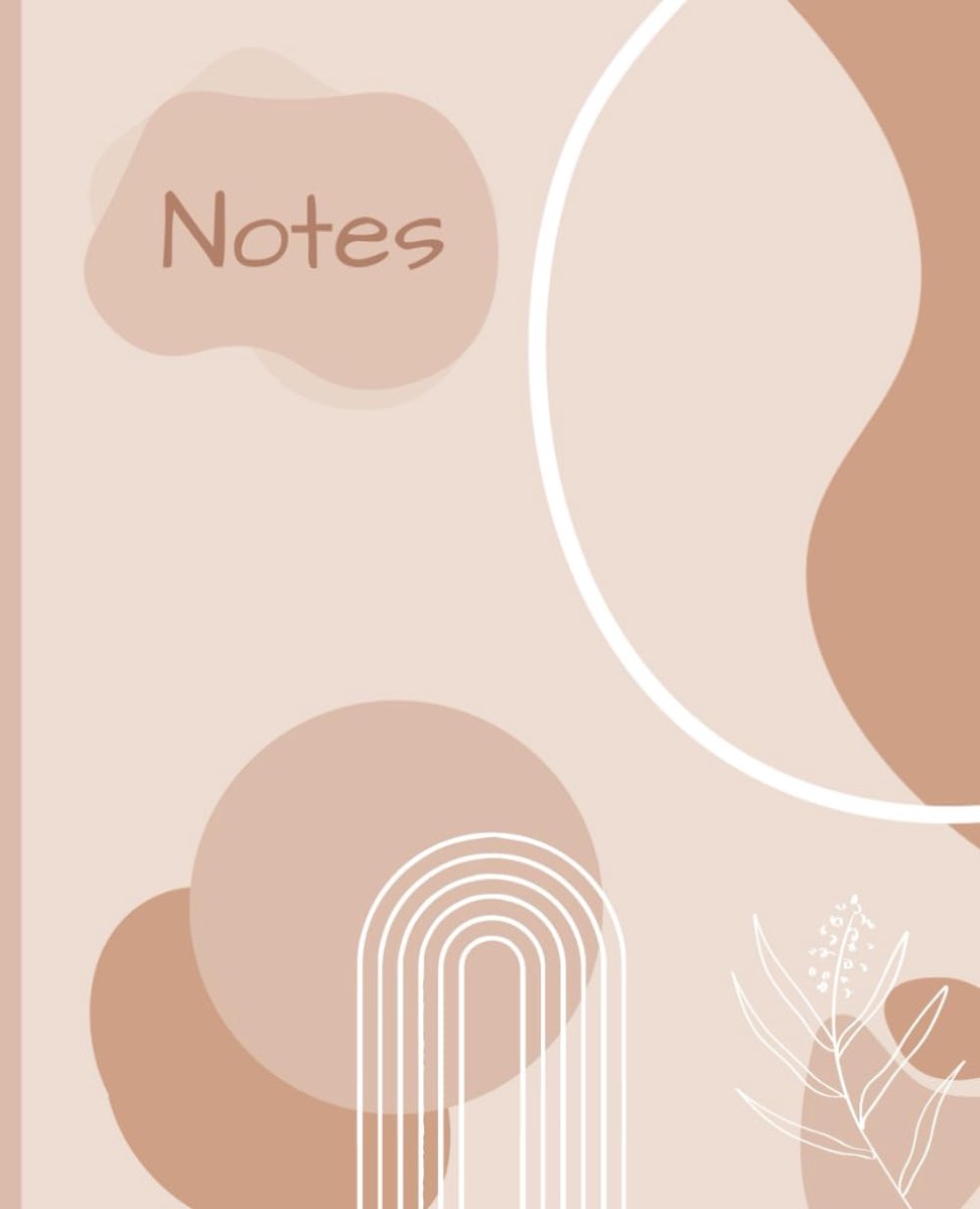 Aesthetic Boho Journal Notebook: Scandinavian Inspired Design, matte cover, 110 pages, 7.5" x 9.25" - ShopVlot