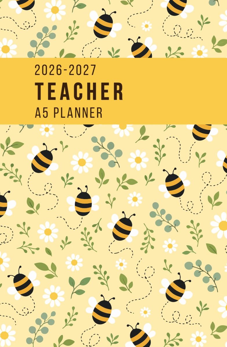 Teacher Lesson Planner 2026-2027 A5: Weekly and Monthly Class Organiser - A5 Lesson Plan, Grade and Record Book - ShopVlot