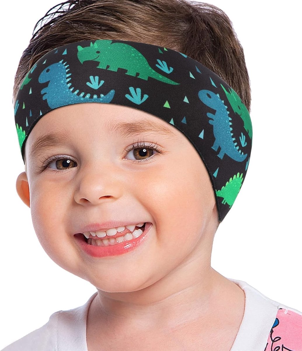 Zwemring voor kinderen met dinosaurusthema in blauw - Perfect voor het zwembad en strand