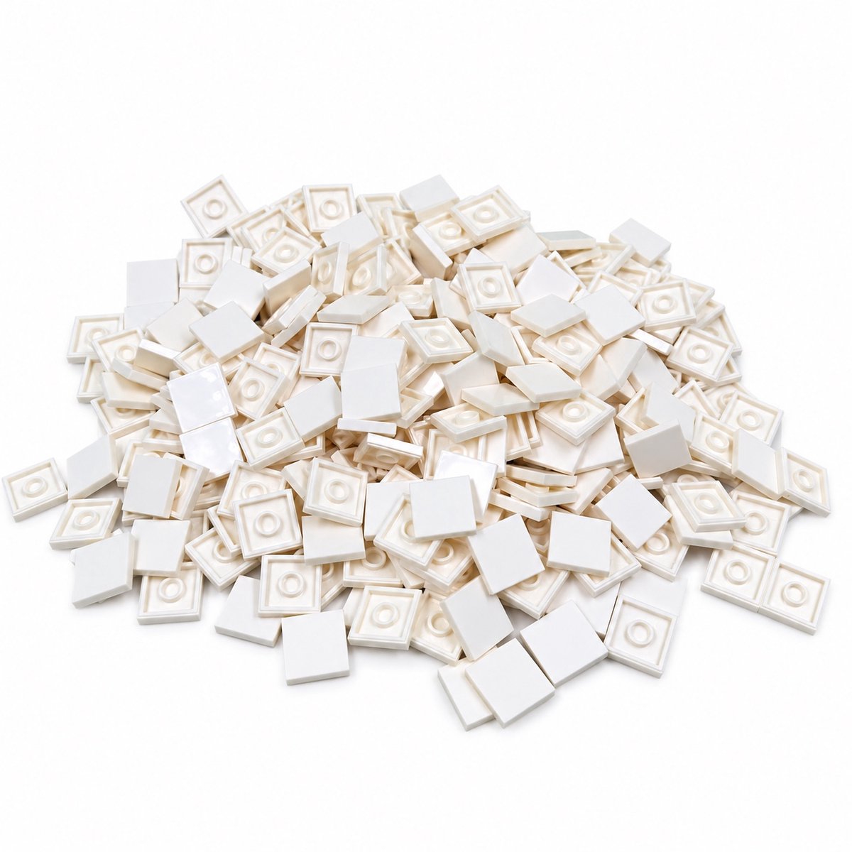 200 Bouwstenen 2x2 tile | Wit | Compatibel met Lego Classic | Keuze uit vele kleuren | SmallBricks