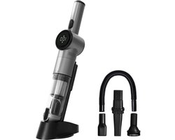 Zolvano® Kruimeldief Draadloos - Auto Stofzuiger - Handstofzuiger - Metallic grijs