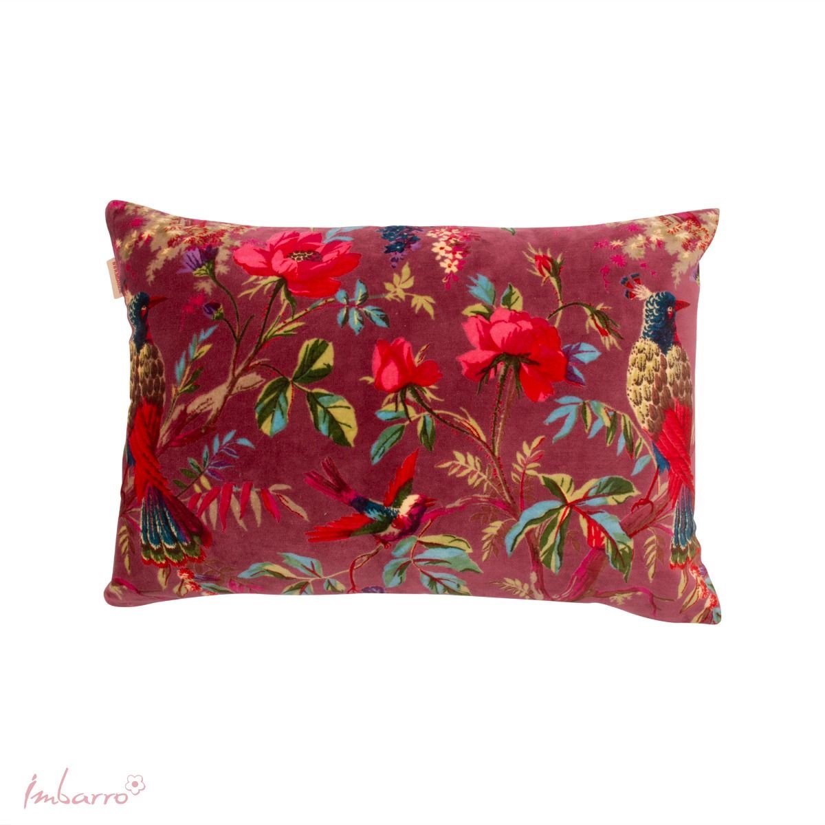 Imbarro Home & Fashion Imbarro - Sierkussen - Kussen - Burgundy - Paars/rood - Paradise - 40x60cm