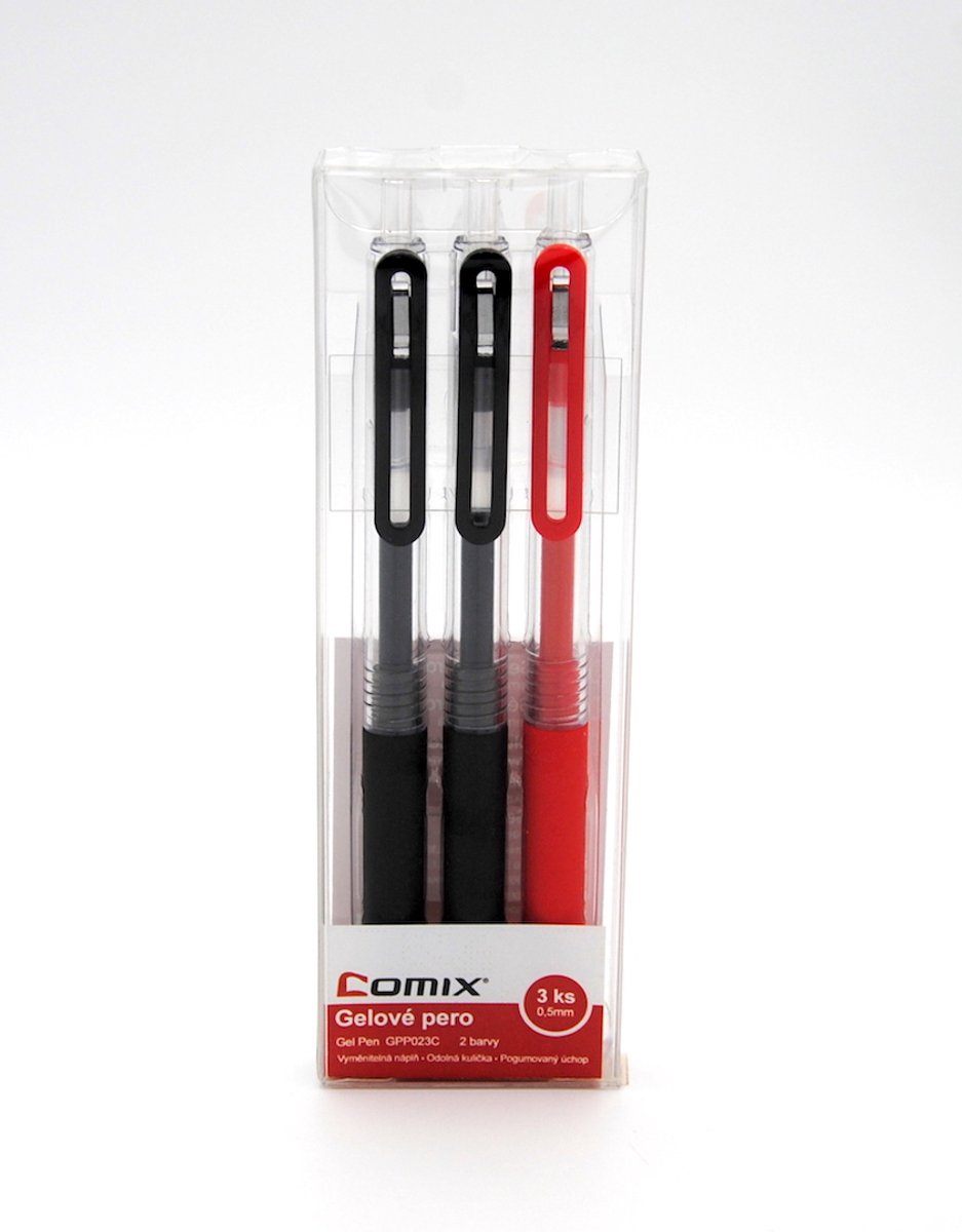 Comix gelpen, set van 3