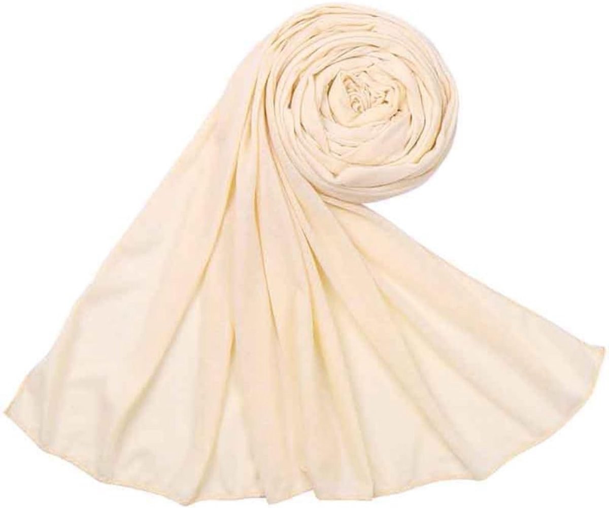 damessjaal, sjaal, hoofddoek, lichte zachte halsdoek, zachte sjaal, stola, elegante lange sjaal, oversized vierkante dekensjaal, 80 x 180 cm, voor lente, zomer, het hele jaar door