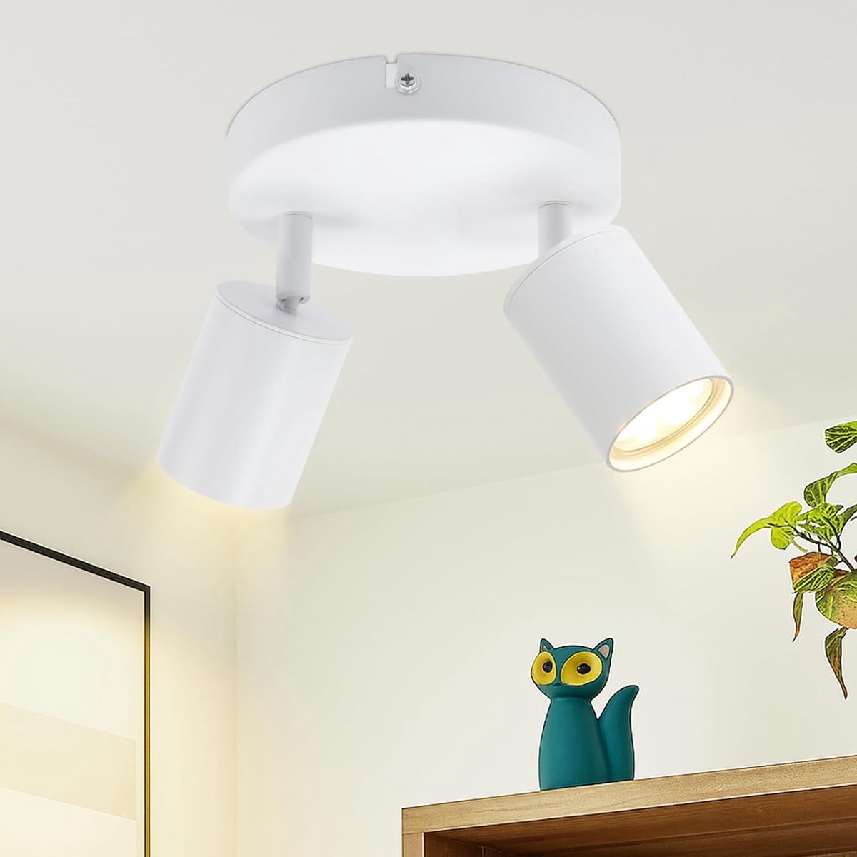 Plafondlamp 2 Vlammen Woonkamer : Moderne Plafondlamp GU10 Spot