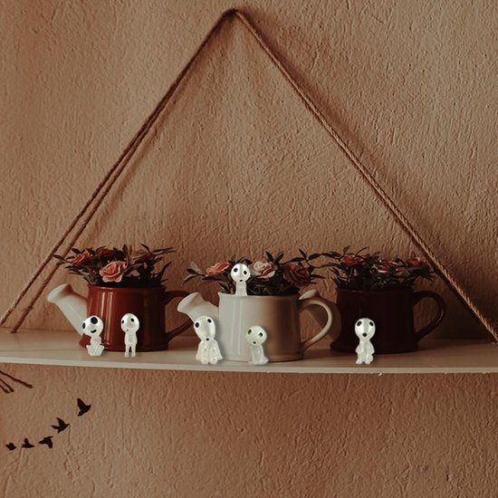 Elfen Figuren, set van 20 stuks Boom Elfen Prinses Mononoke, lichtgevende geestfiguren, Boom Elfen pop, lichtgevende tuindecoratie figuren Elfen, voor binnen buiten thuis tuin micro landschap — afbeelding 5
