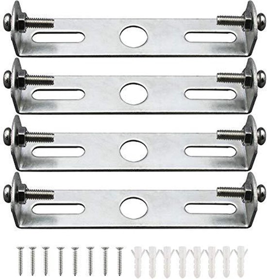 Montagebeugel voor verlichtingsarmaturen, 6 stuks lichtplaatondersteuningsstang, universele montagehardware voor plafondlamp, vervanging van hanglampen, wandkroonluchter, plafondlamp (105 mm, 115 mm — afbeelding 3