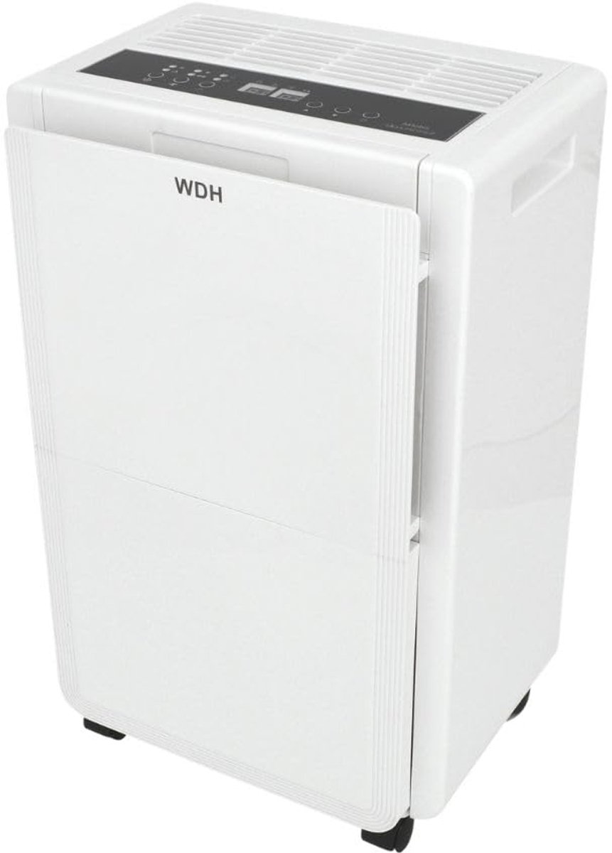 Luchtontvochtiger Professioneel - 40 L Per Dag Capaciteit - 495 Watt Vermogen - Wit - Voor Kelders En Commercieel Gebruik