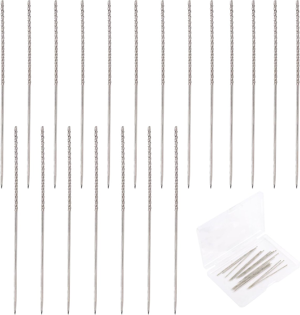 20 Stuks Grote Reparatietool voor Haken, 6,1 cm Reparatietool Haken in Truien voor Gebreide en Geweven Kleding (0,8 mm Dikte)