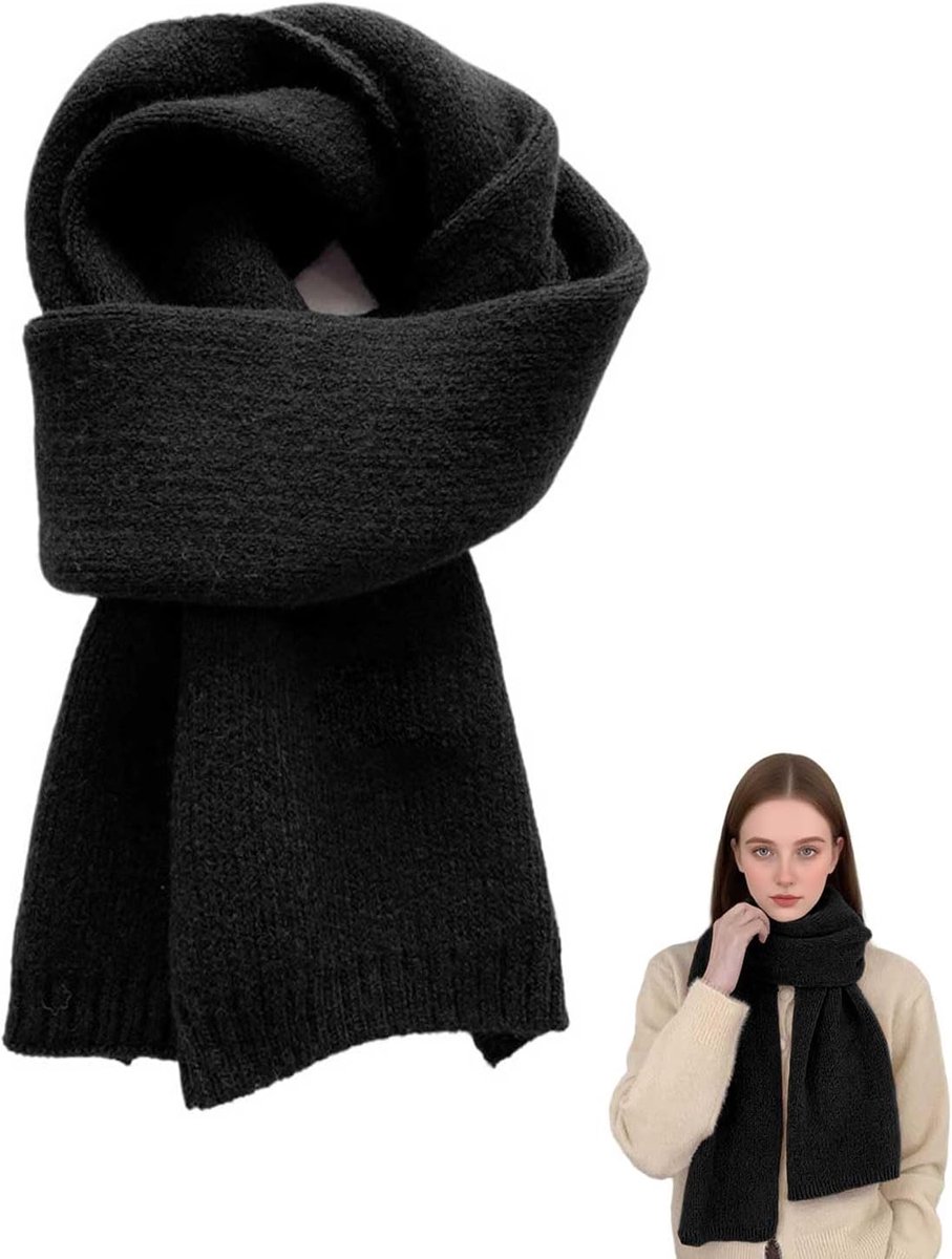 Sjaals, sjaal voor dames, winter, warm, zacht, warm, voor herfst en winter, 160 x 20 cm