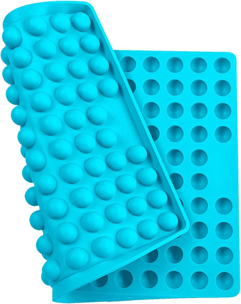 Bakmat, hondenkoekjes voor grote halbollen, diameter 2 cm, lekkernijen, siliconen bakvorm, bakonderlegger voor bakplaat, dieetmat, hittebestendig, geschikt voor levensmiddelen en BPA-vrij