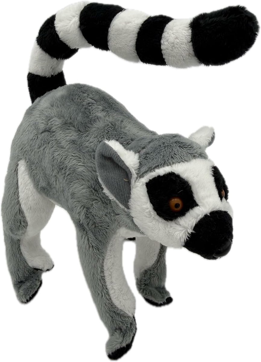Knuffeldier Katta 33 cm met staart knuffeldier, pluche dier, limour