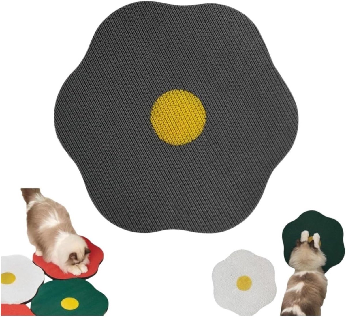 Muur kattenkrabber - golfkarton krabmat voor meubelbescherming (zwart)
