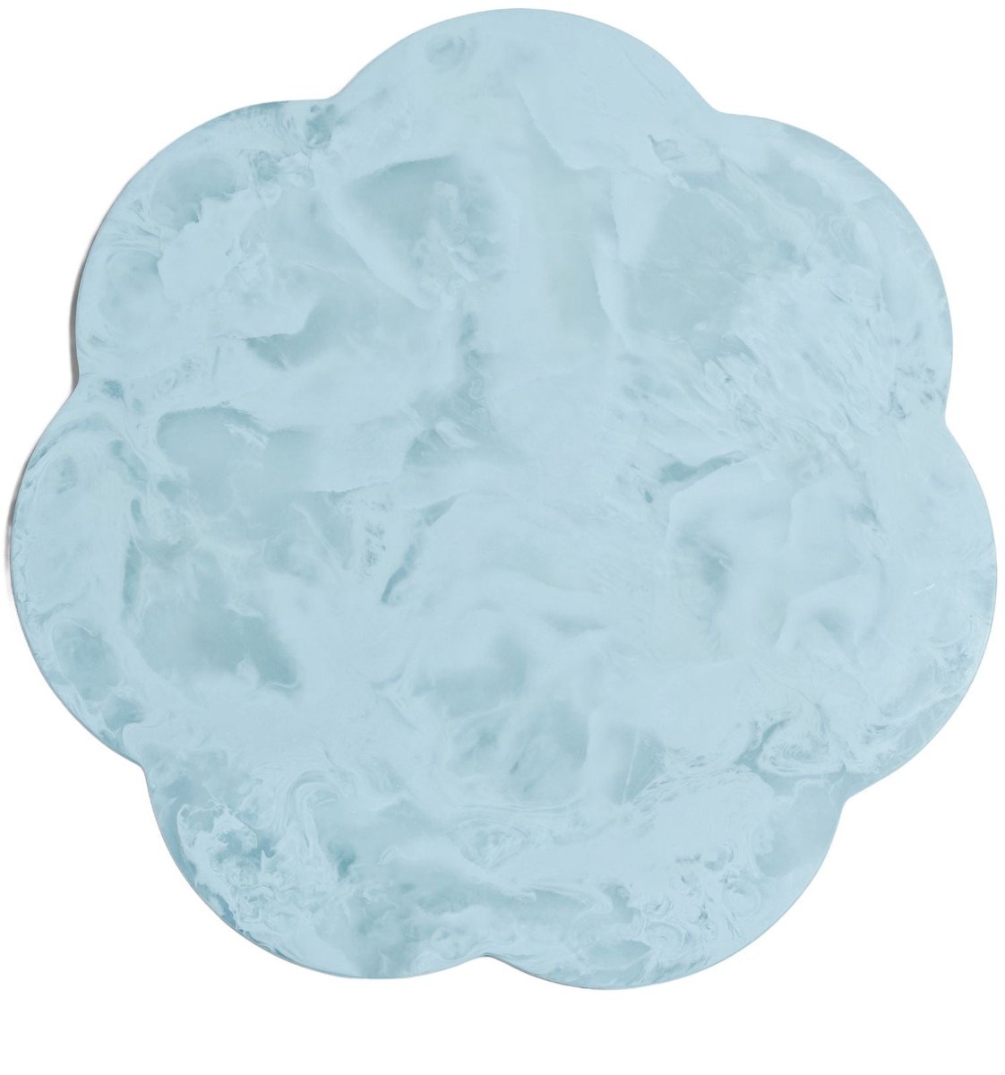 Addison Ross - Serveerplateau Scallop Blue 33cm - Serveerplateaus