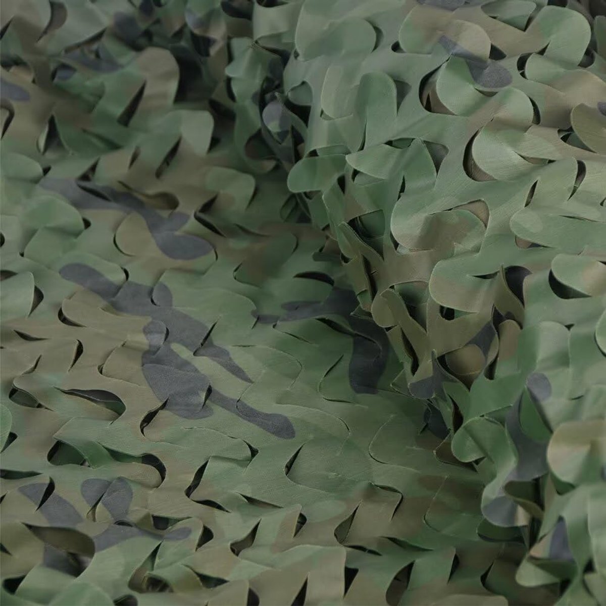 Camouflagenet, voor de jacht, rol, bulk, militair, decoratie, zonwering, Woodland, 1,5 m x 6 m