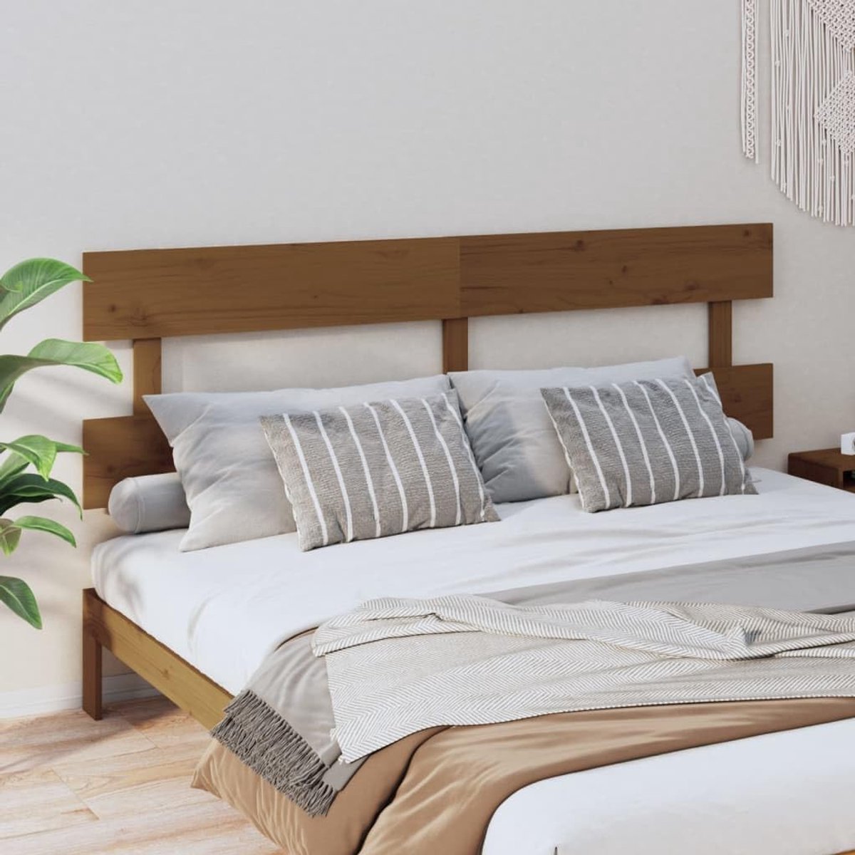 Hoofdeinde 184 x 3 x 81 cm massief grenenhout hoofdeinde voor bed hoofdeinde voor slaapkamer slaapkamer hotels