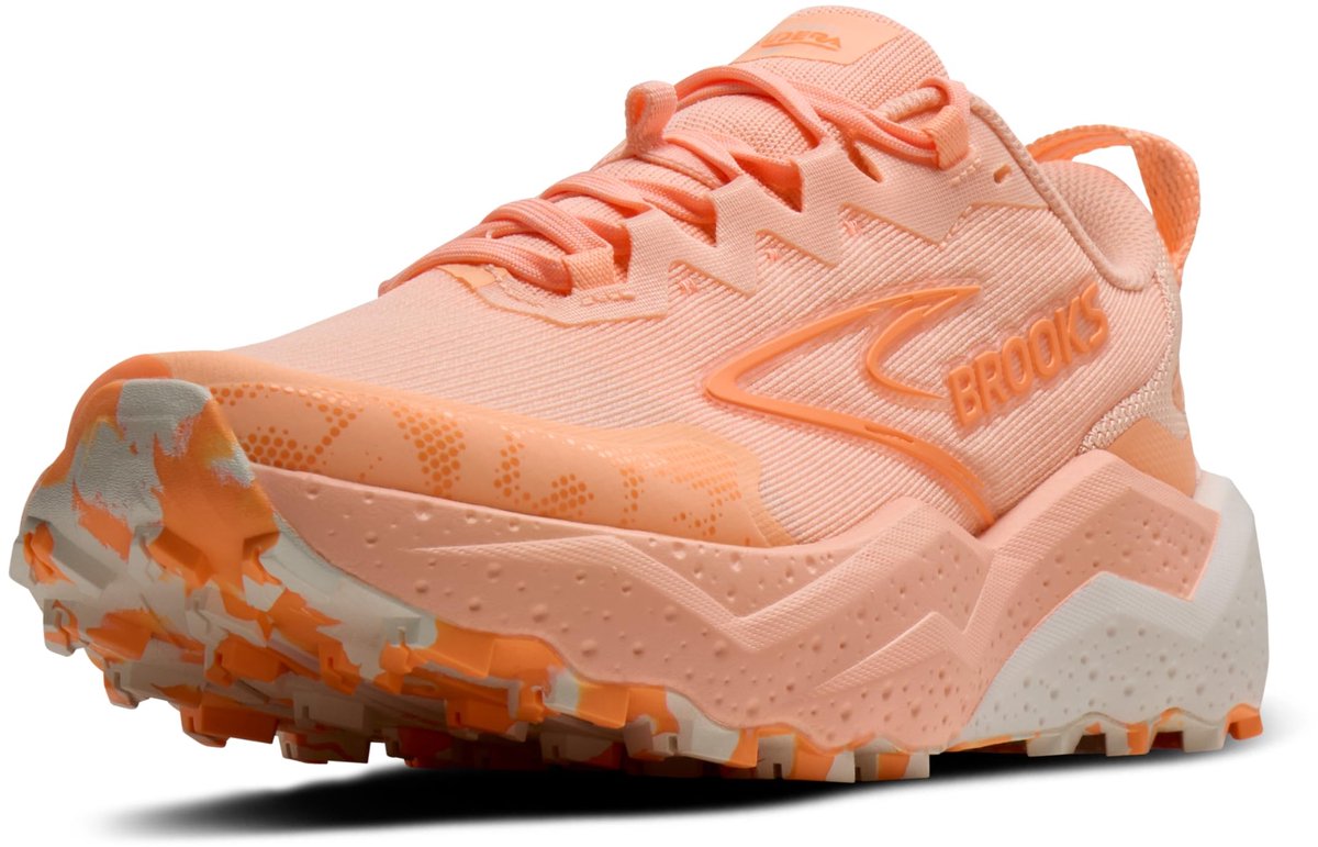 Brooks Caldera 8 - Hardloopschoenen - Peach Peach Coconut - 37.5 B