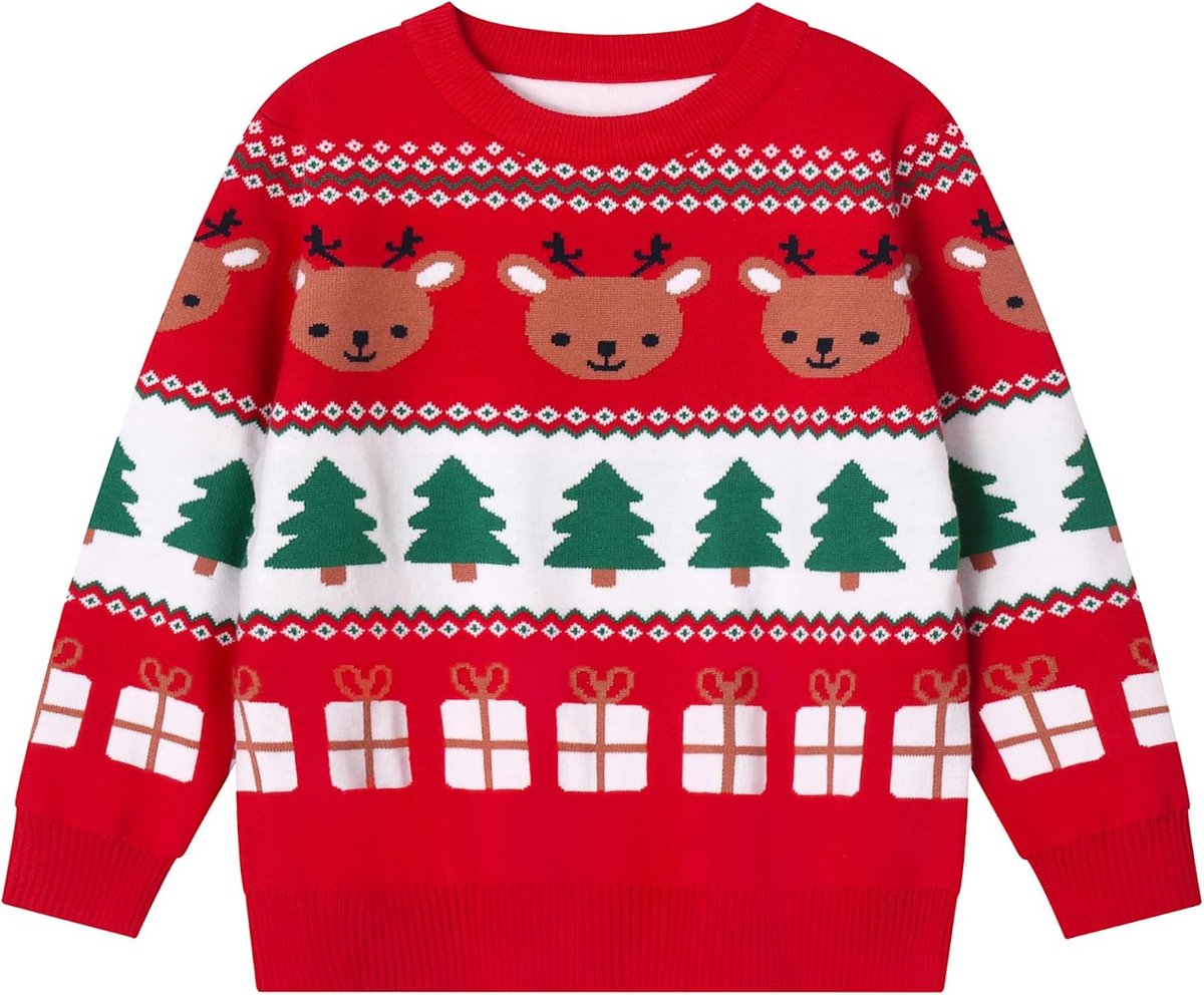 Jongens Kinderkleding Kerstmis Christmas Sweater Kinder Katoen Sweatshirts Jongens en Meisjes Leeftijd 2-6 Jaar