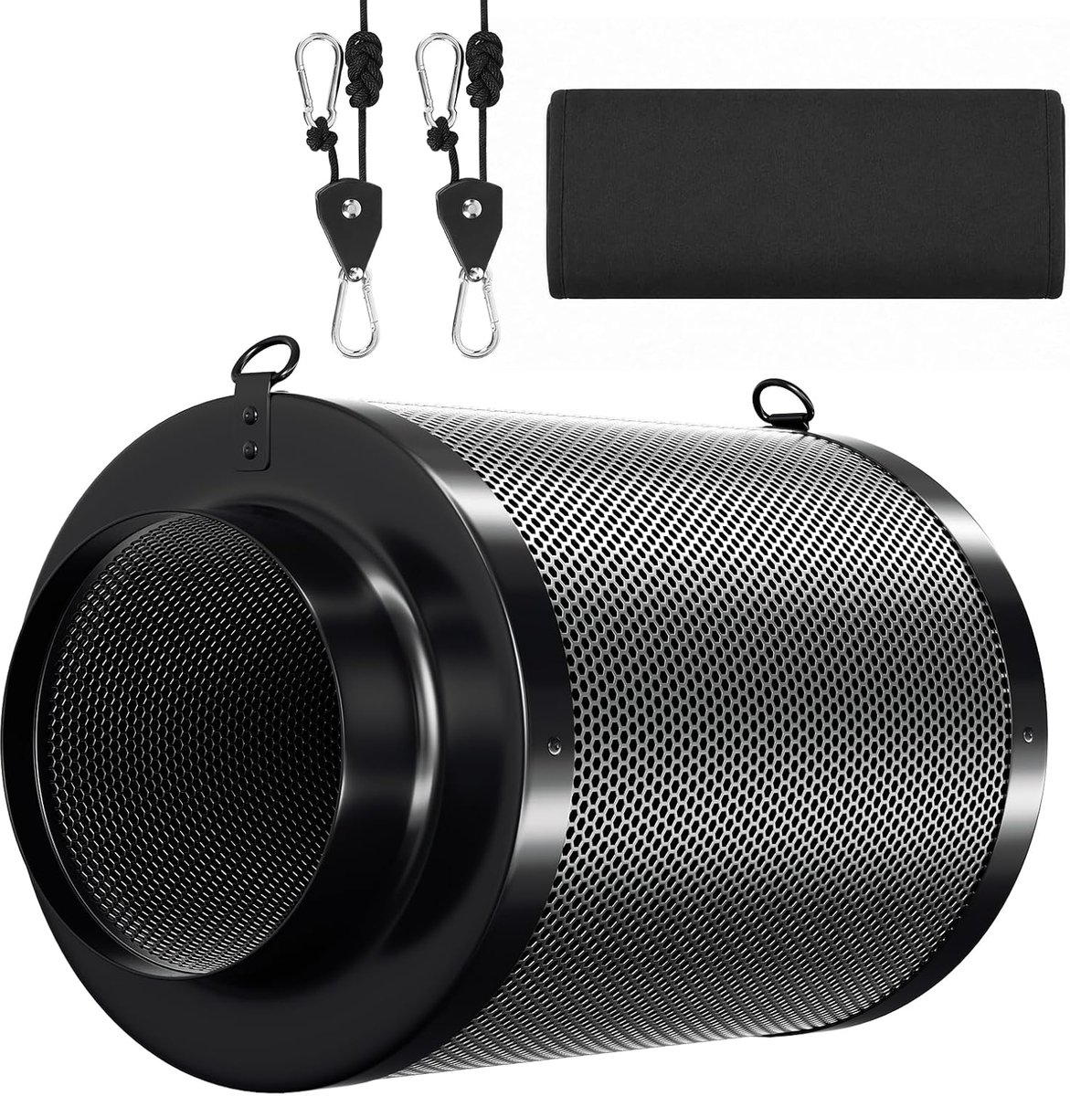 Actieve koolfilter 150 mm met actieve kool 38 mm, koolfilter voor