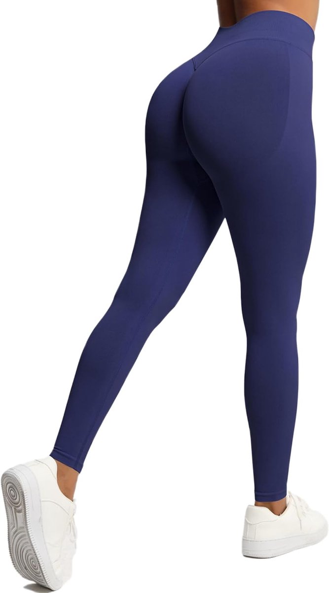 Leggings Dames Hoge Taille Sportbroek Lange Booty Lifting Yogabroek Push Up Gym Sportbroek Naadloze Hardloopbroek Sportleggings