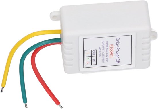 Timer -relais, Verstelbare Vertragingstimingschakelaar voor Besturing, Meerdere Vertragingsmodi, 1400 W Gloeilampen, Compacte Grootte -relaisschakelaar, met LED -indicator (Met — afbeelding 5