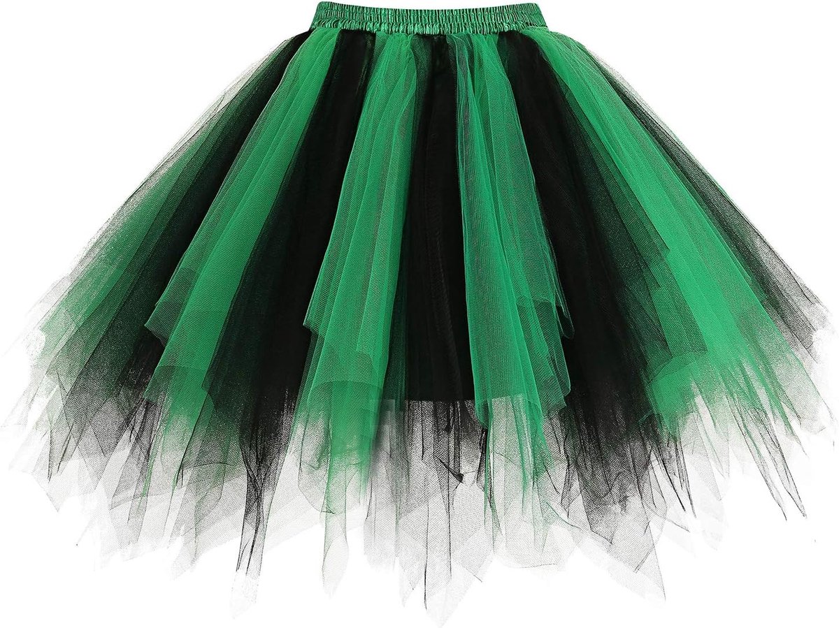 Tutu van tule, korte damesrok, jaren ‚50, rockabilly, petticoat, onderrok, voor carnaval, ballet, baljurk, accessoire