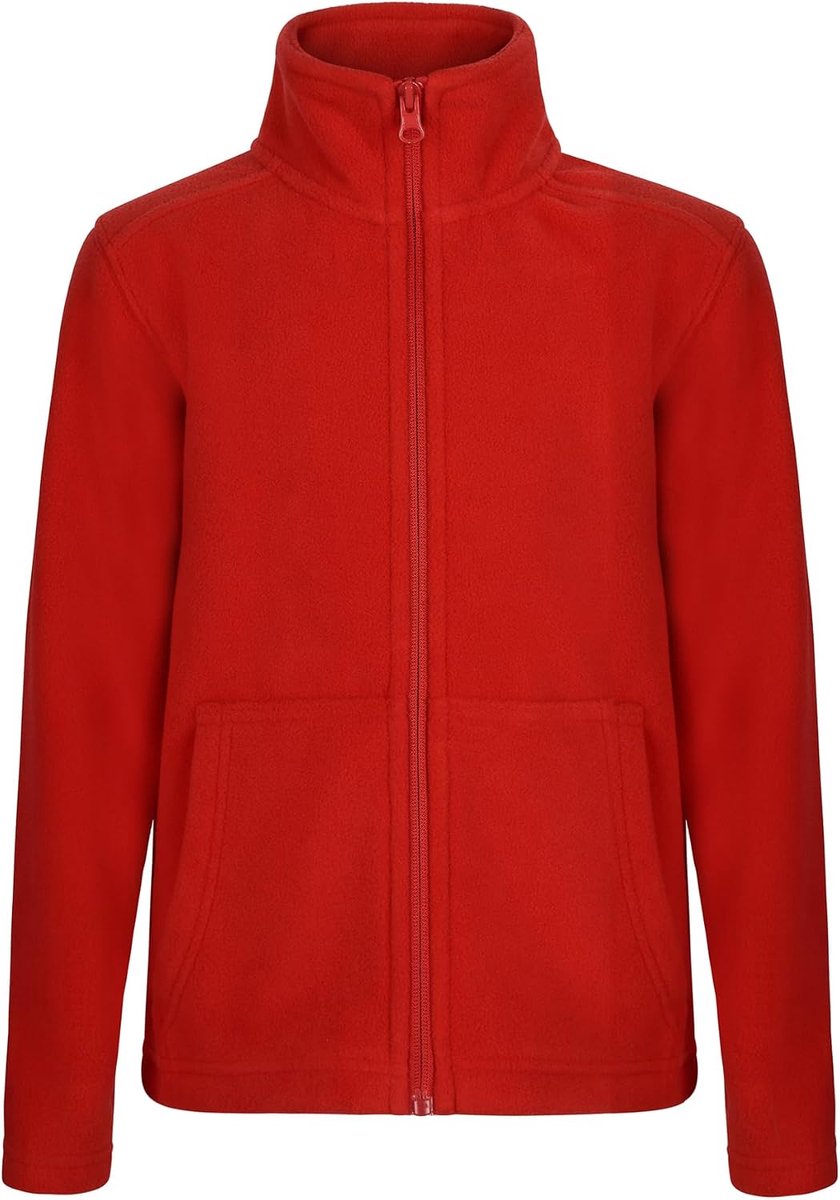 Perth Kids Fleecejack voor kinderen, rood, maat 9/11, uniseks, kinderen, Rood, 9-11 años
