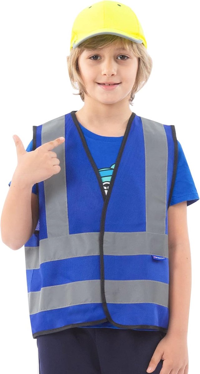 12 kleuren veiligheidsvest Kind Hoge Zichtbaarheid reflecterende veiligheidhesje kind Hi Vis Vest Geel Oranje