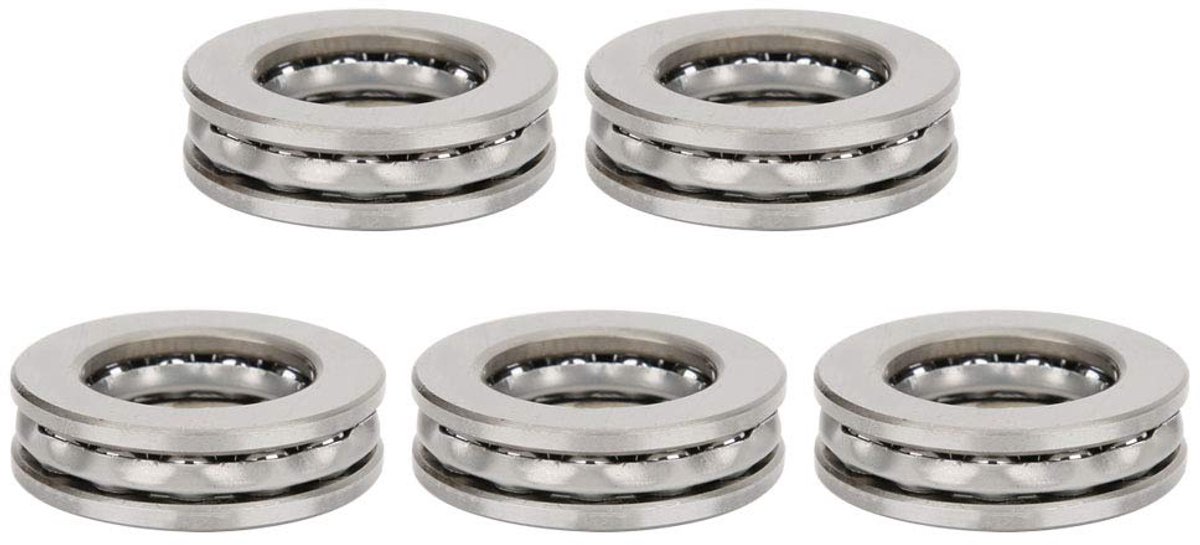 5 stks 51104 Vliegtuig Axiale Kogeldruklager Hoge Precisie Praktisch voor Industriële Hardware Accessoire
