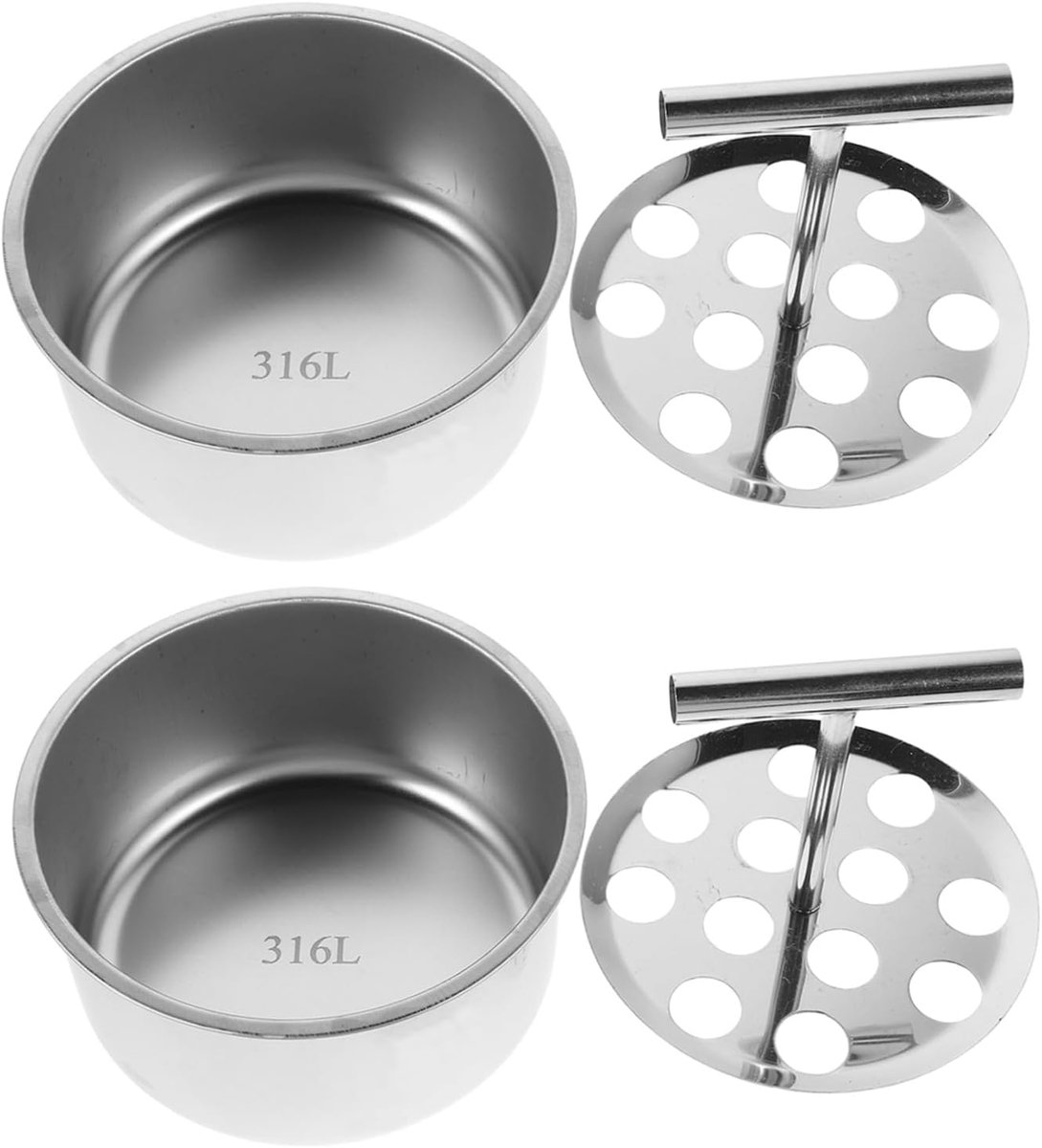 2 Stuks Rvs Meatball Maker Tool Handmatige Gehaktbalvormer Eenvoudig Te Reinigen Duurzaam Uniform voor Thuis Restaurantgebruik