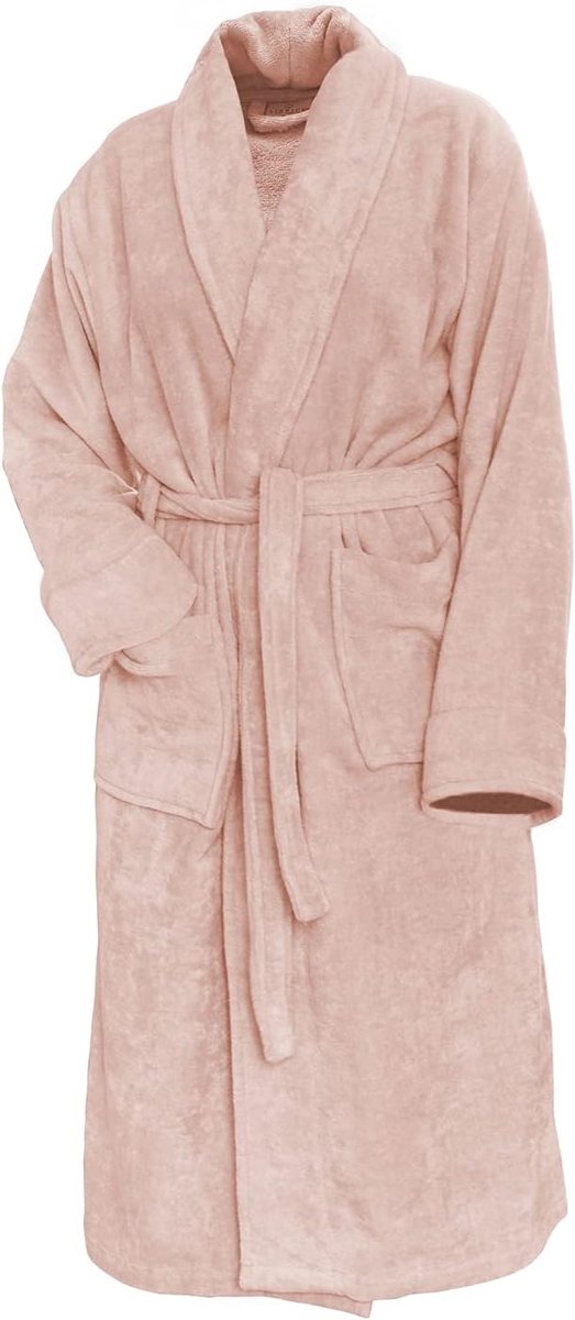 Badjas Velours - light pink - S
