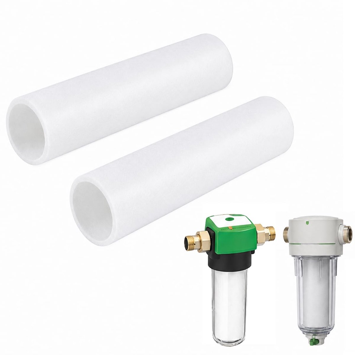 Reservefilters voor waterfilter 2 stuks, 1 inch (50 µm)