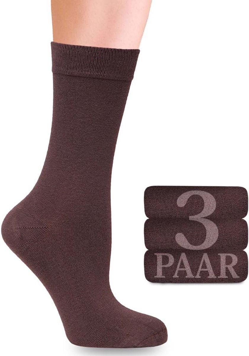 Sokken Dames Bamboe Lycra 3 Paar