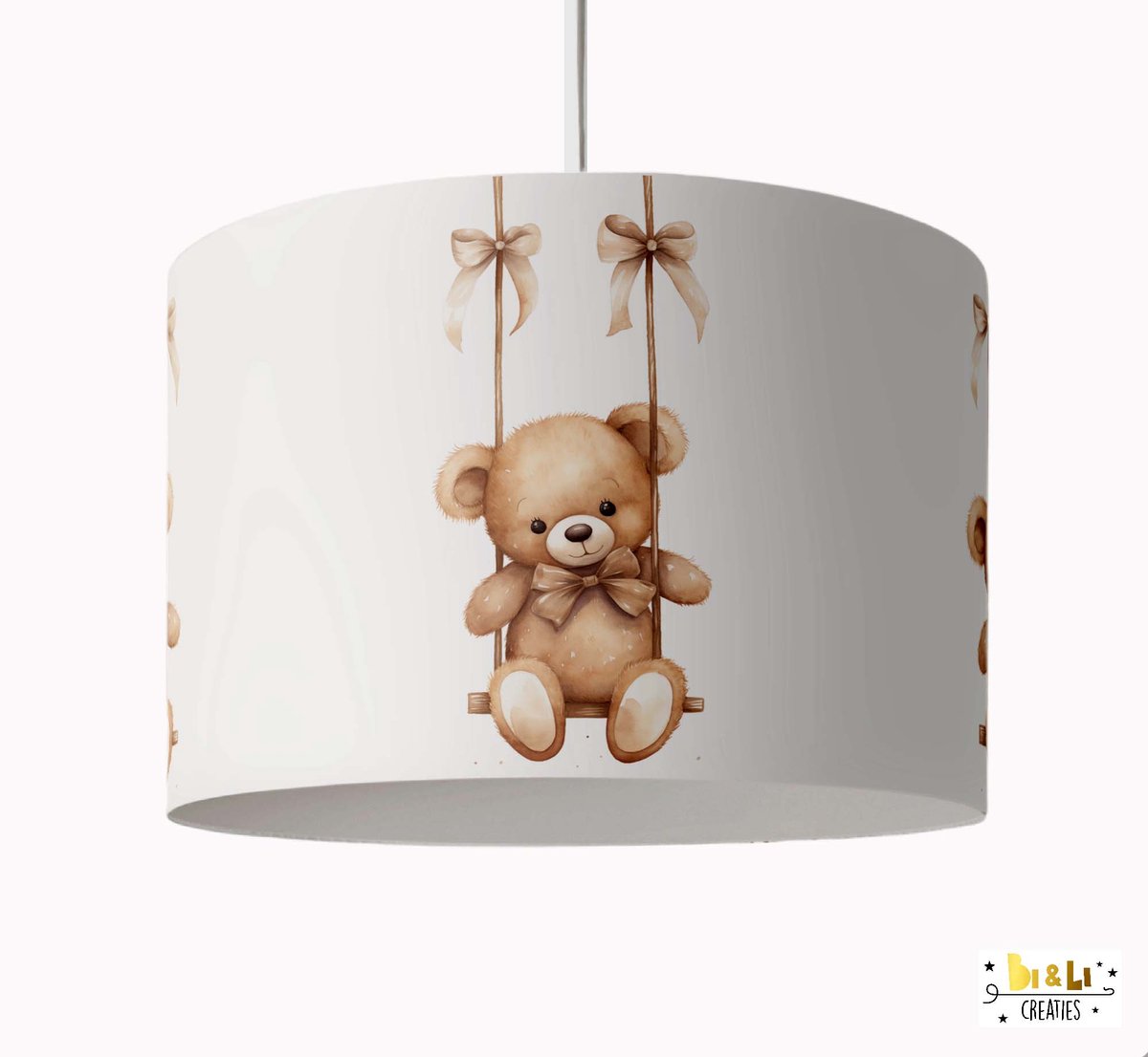 Hanglamp beer met schommel-beer-lampen-schommel-sfeerverlichting-kinderkamer-decoratie-babykamer-woonaccessoires-baby