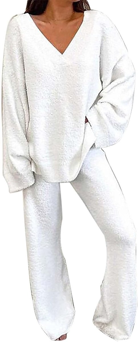 Pyjama voor dames, warm, winter, katoen, pyjamaset, winter, warm, dames,