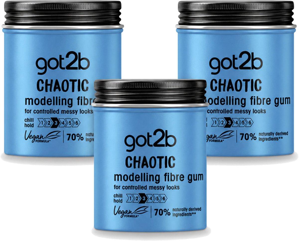 3 x Got2B - Wax - Warhoofd - 100 ml - Voordeelverpakking - 3 stuks
