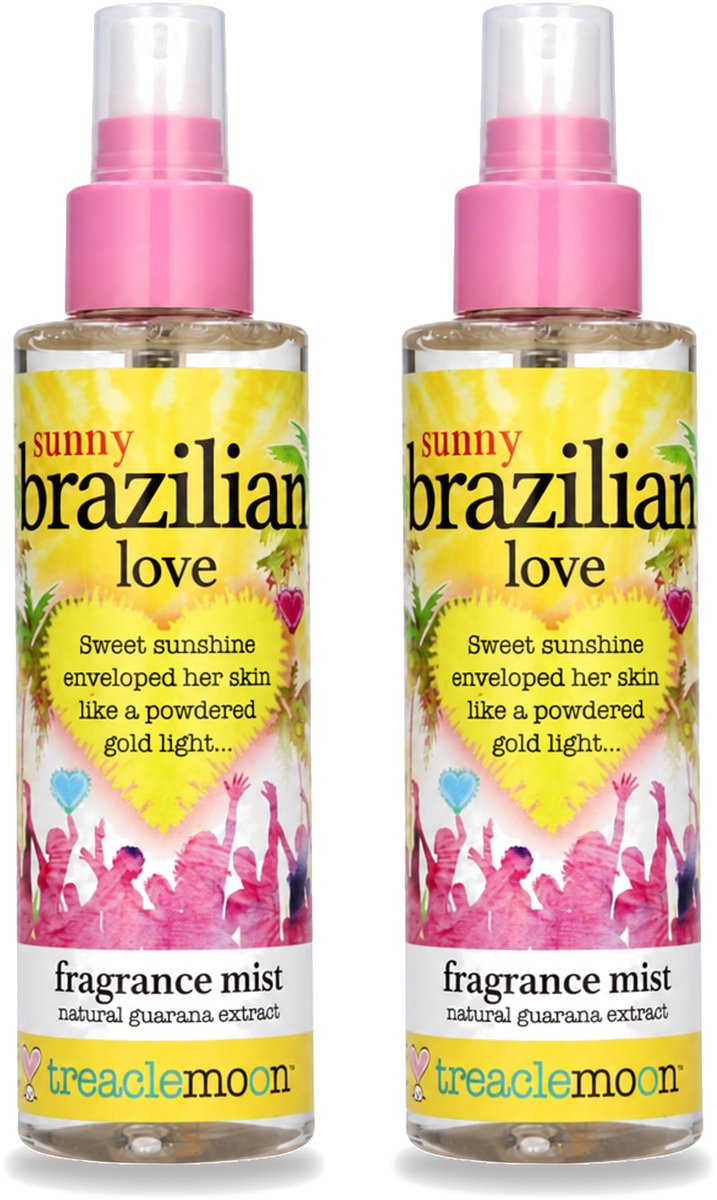 2 x Treaclemoon – Body Mist – Brazilian Love – 150 ml - Bulkverpakking - 2 stuks