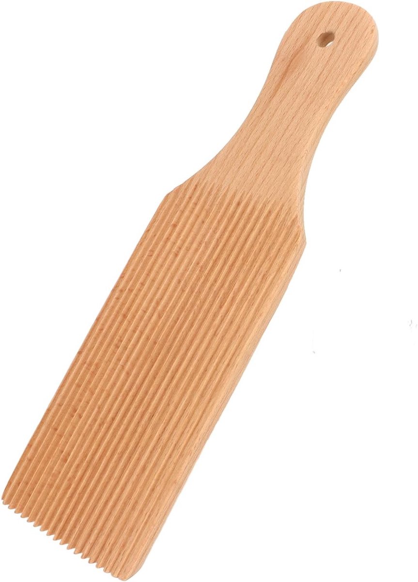 Gnocchi Paddle van Beukenhout voor het Maken van Pasta, 28 cm - Handgemaakt Keukengerei voor Kookliefhebbers