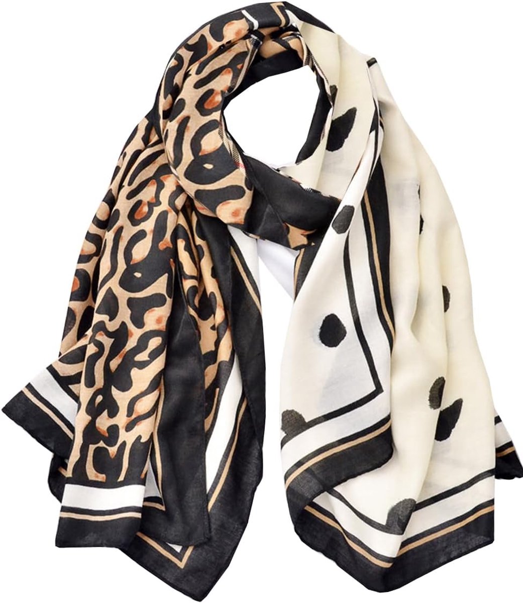 Sjaal voor dames, hoofddoek, halsdoek, sjaal, dames, stola