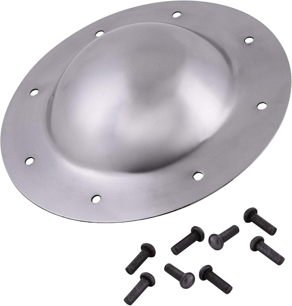 Schildpad met noppen, 21,5 cm, bultrug, rond, Normandisch schild, middeleeuws