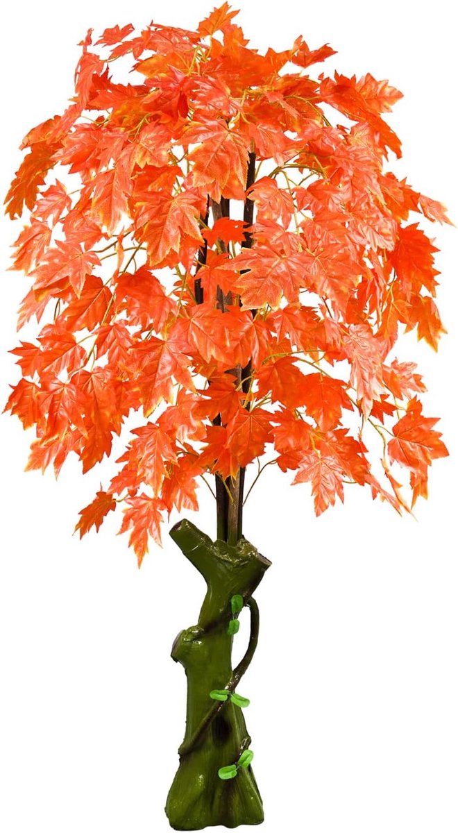 Esdoorn, esdoornboom, kunstplant, kunstplant, 180 cm, kunstboom, interieurdecoratie, kunstplant als echt in pot